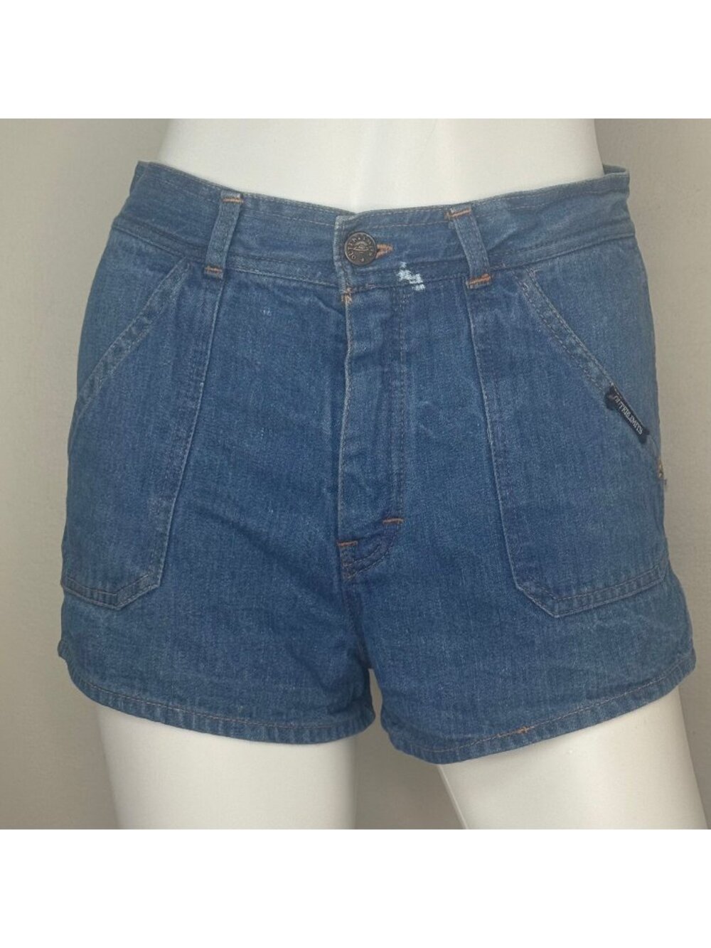 Vintage 1970s Denim Shorts, Outerlimits Size XS